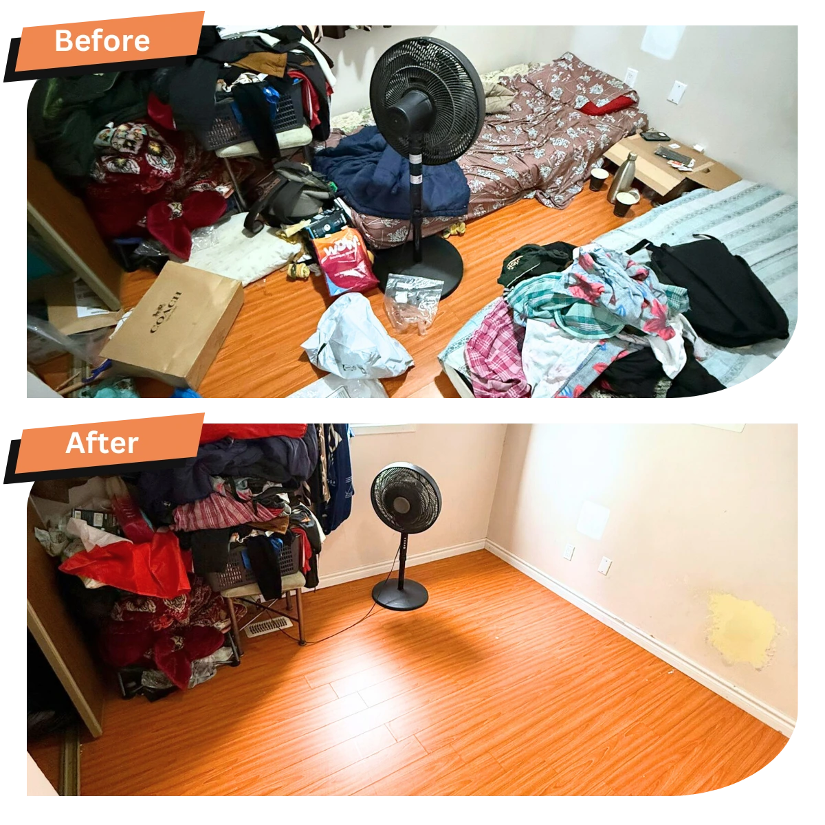 Bedroom Deep Clean